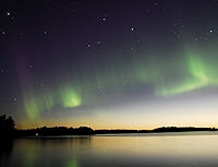 Auroras observada en Finlandia. Foto: Tom Eklund